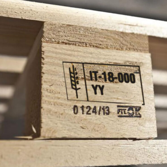 Imballaggi in legno con marcatura personalizzata