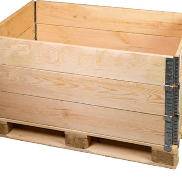 Casse pieghevoli in legno su misura per la massima sicurezza di merci e prodotti